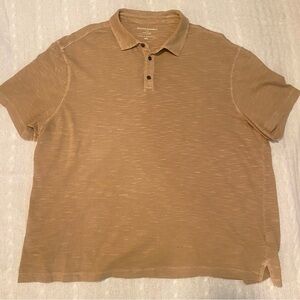 banana republic vintage polo tshirt tan size XXL